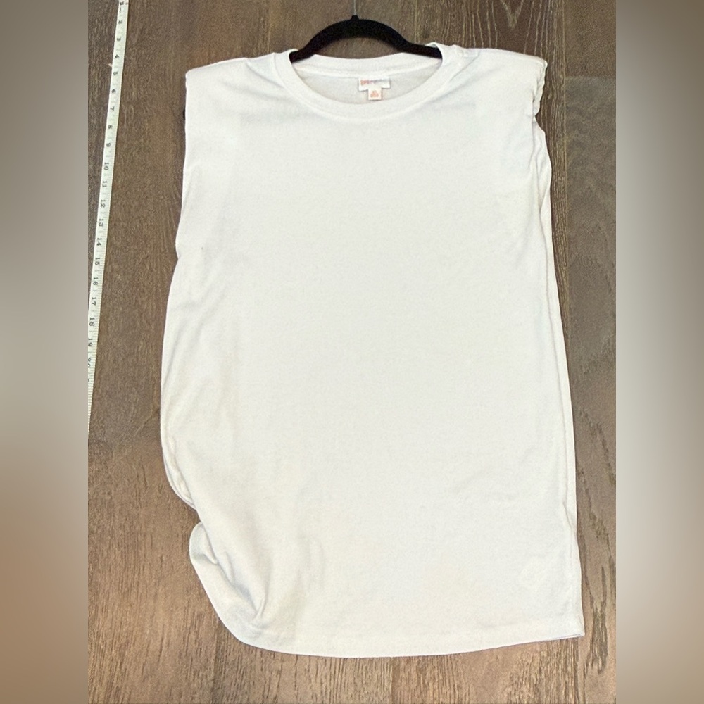LuLaRoe White Muscle Tee